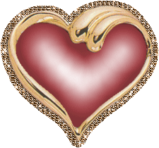 Gif animé coeur marron